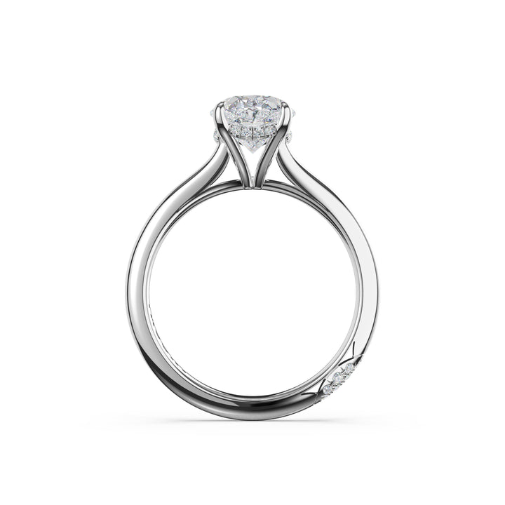 Oval Solitaire Engagement Ring