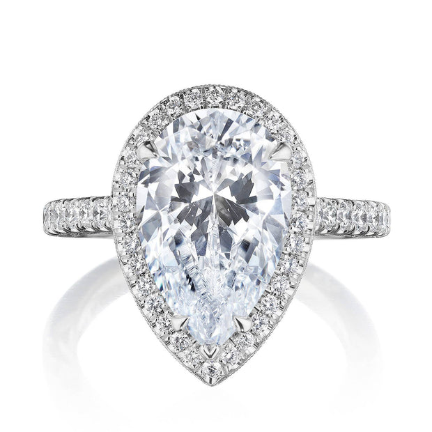 Pear Bloom Engagement Ring