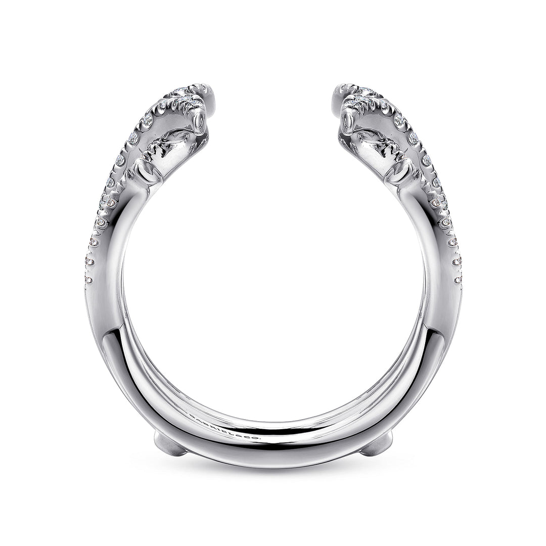 Gabriel & Co. AN12542S W44JJ 14K White Gold Diamond Ring Enhancer