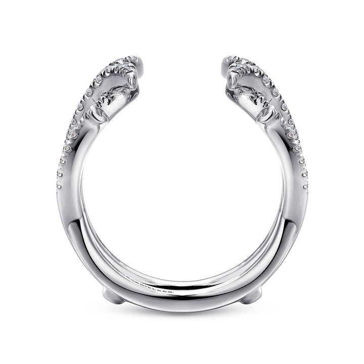 Gabriel & Co. AN12542S W44JJ 14K White Gold Diamond Ring Enhancer