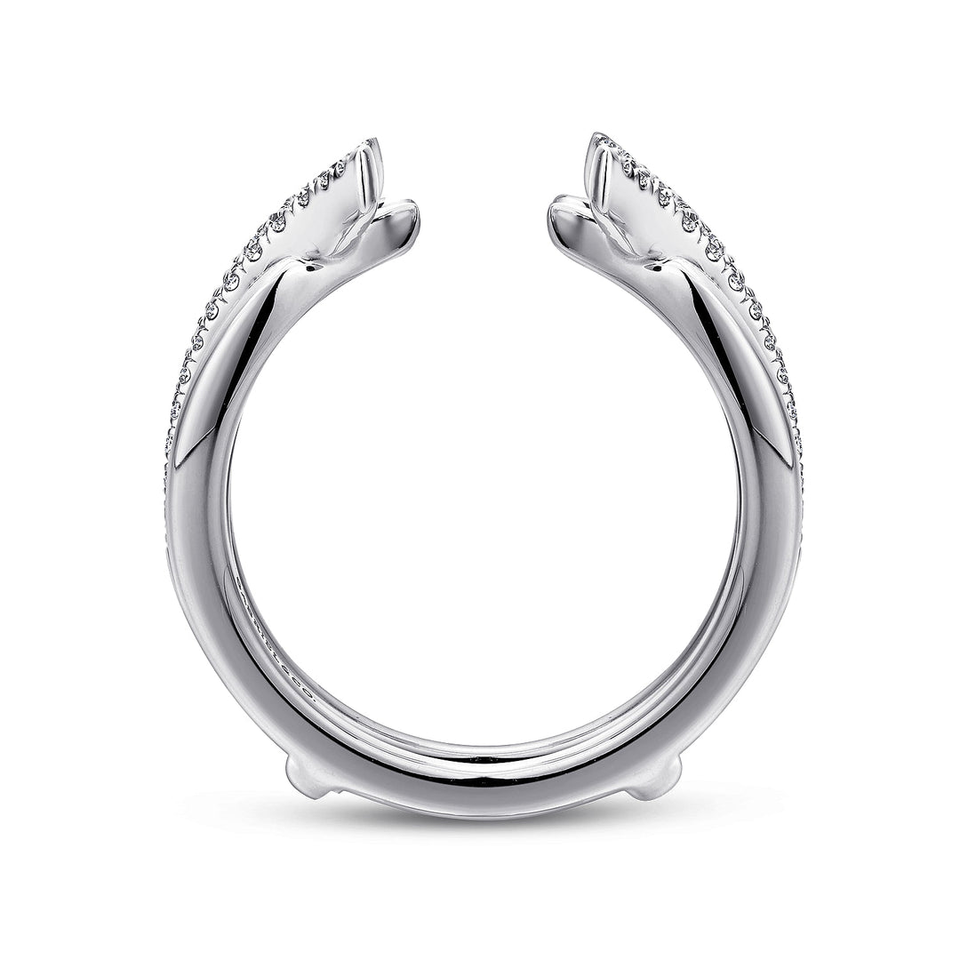 Gabriel & Co. AN12545S W44JJ 14K White Gold Diamond Ring Enhancer