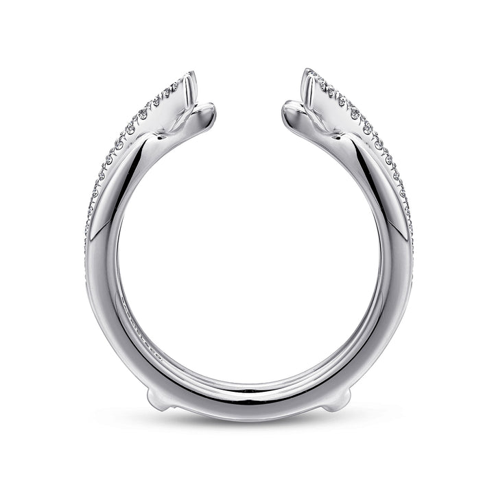 Gabriel & Co. AN12545S W44JJ 14K White Gold Diamond Ring Enhancer