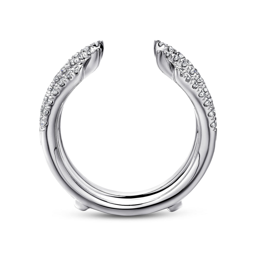 Gabriel & Co. AN12546M W44JJ 14K White Gold Diamond Ring Enhancer
