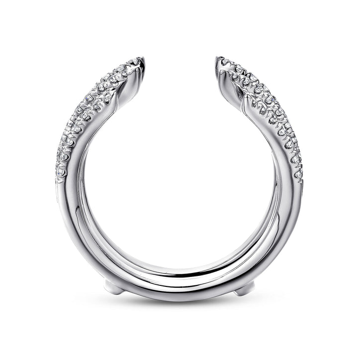 Gabriel & Co. AN12546M W44JJ 14K White Gold Diamond Ring Enhancer
