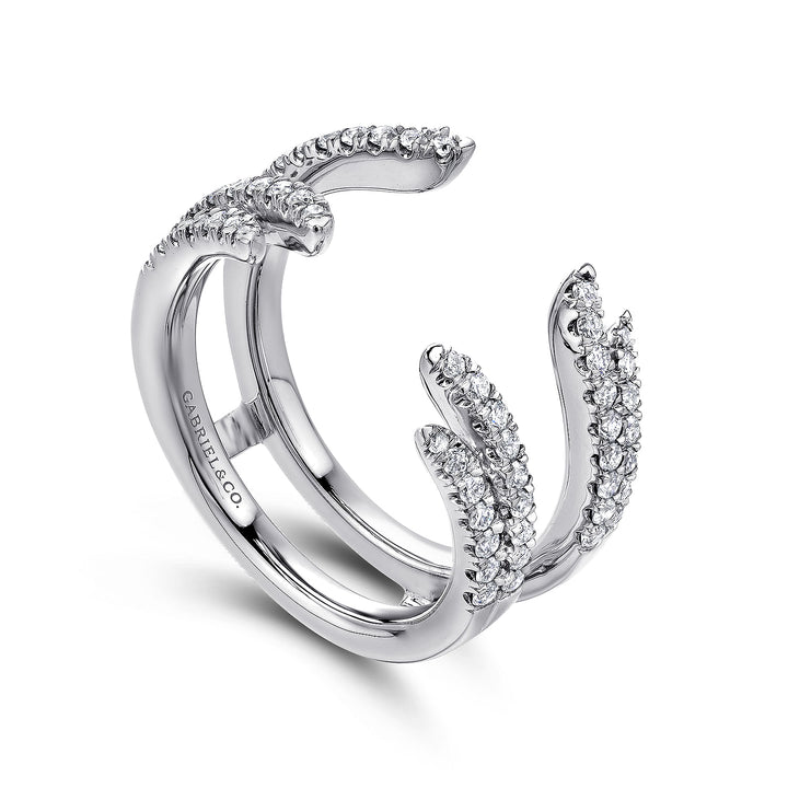 Gabriel & Co. AN12546M W44JJ 14K White Gold Diamond Ring Enhancer