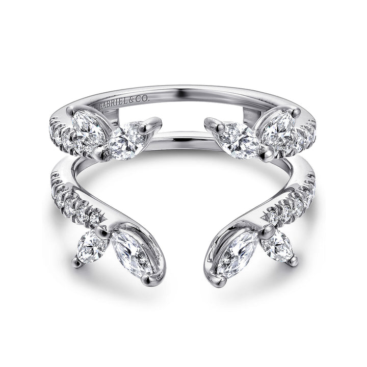 Gabriel & Co. AN12548M W44JJ 14K White Gold Diamond Ring Enhancer