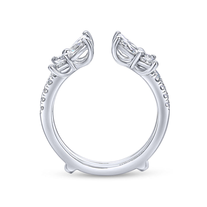 Gabriel & Co. AN12548M W44JJ 14K White Gold Diamond Ring Enhancer
