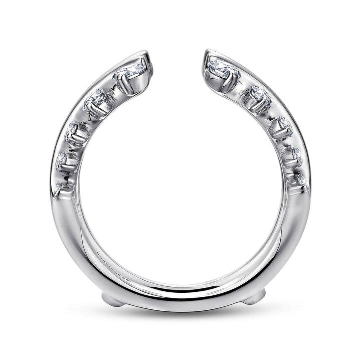 Gabriel & Co. AN12549M W44JJ 14K White Gold Diamond Ring Enhancer