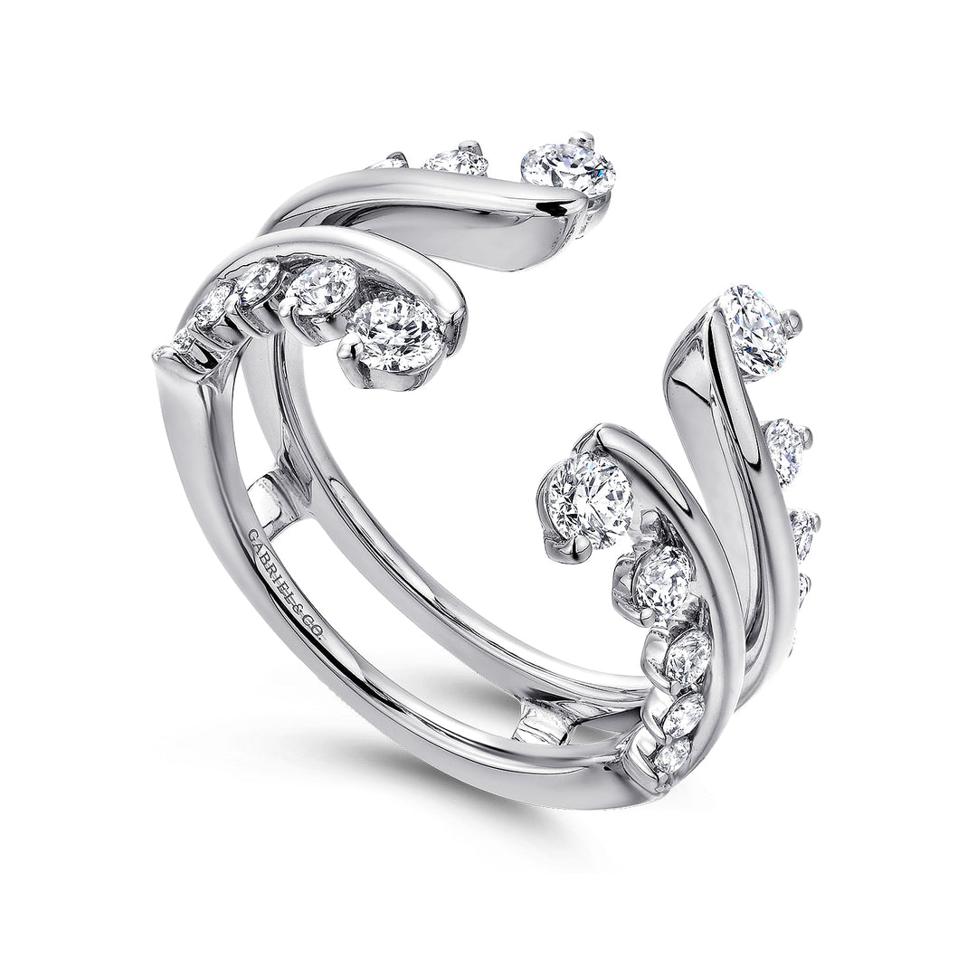 Gabriel & Co. AN12549M W44JJ 14K White Gold Diamond Ring Enhancer