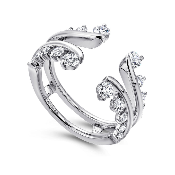 Gabriel & Co. AN12549M W44JJ 14K White Gold Diamond Ring Enhancer