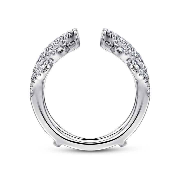 Gabriel & Co. AN12551M W44JJ 14K White Gold Diamond Ring Enhancer