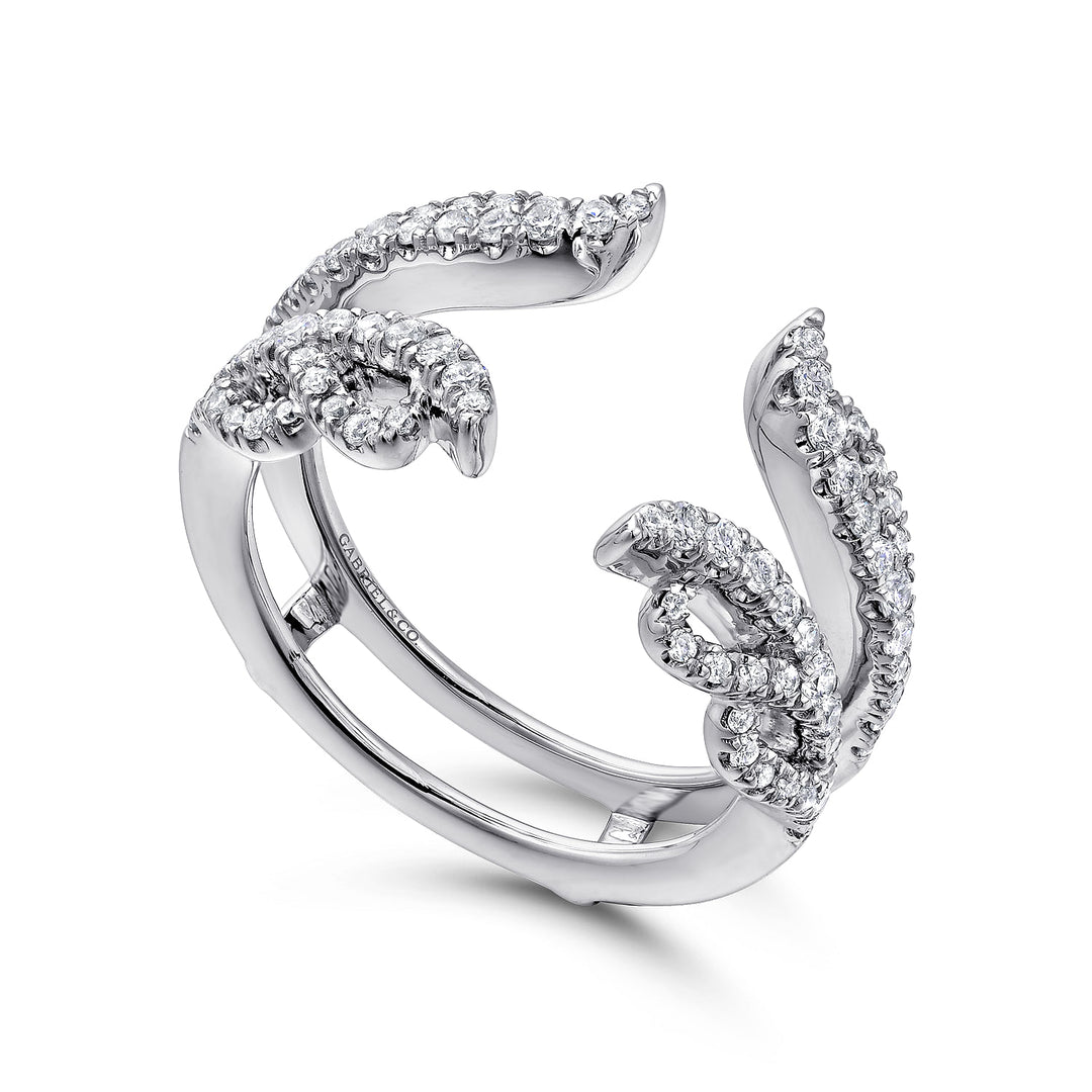 Gabriel & Co. AN12551M W44JJ 14K White Gold Diamond Ring Enhancer