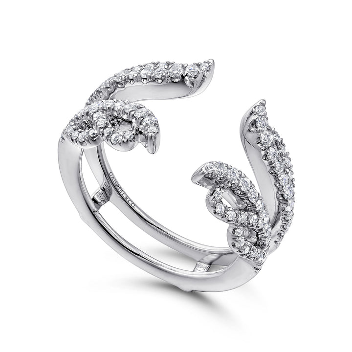 Gabriel & Co. AN12551M W44JJ 14K White Gold Diamond Ring Enhancer