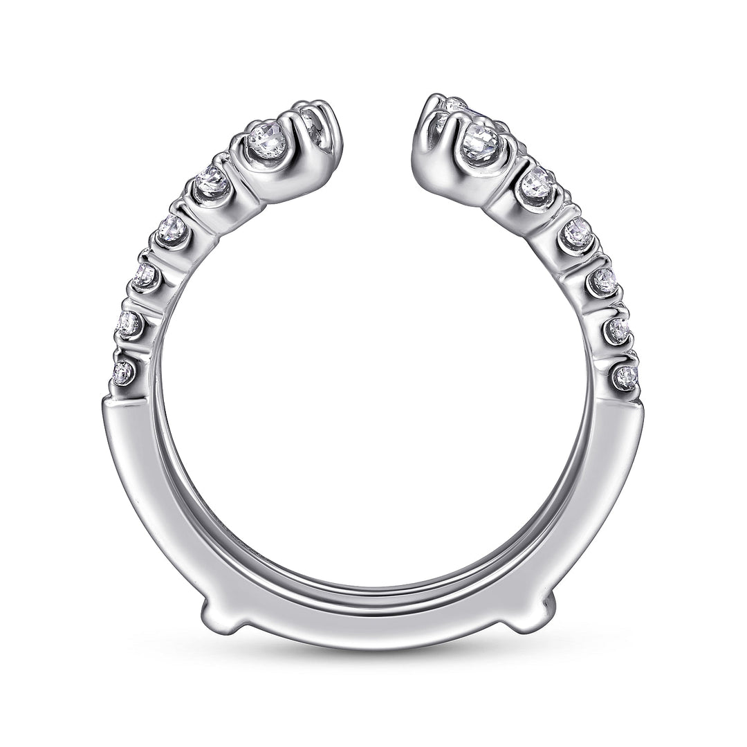 Gabriel & Co. AN12552M W44JJ 14K White Gold Diamond Ring Enhancer