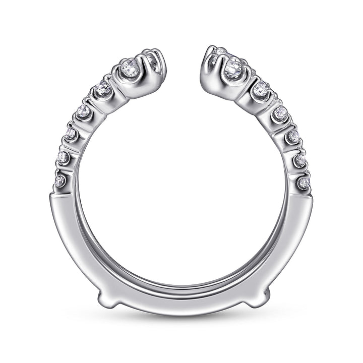 Gabriel & Co. AN12552M W44JJ 14K White Gold Diamond Ring Enhancer