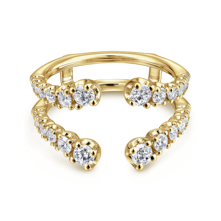 Gabriel & Co. AN12552M Y44JJ 14K Yellow Gold Diamond Ring Enhancer