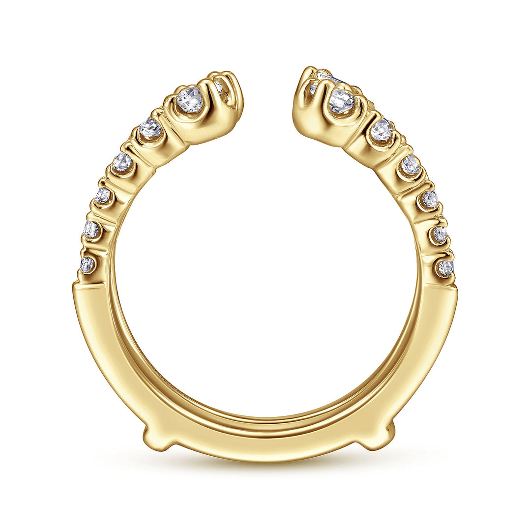 Gabriel & Co. AN12552M Y44JJ 14K Yellow Gold Diamond Ring Enhancer