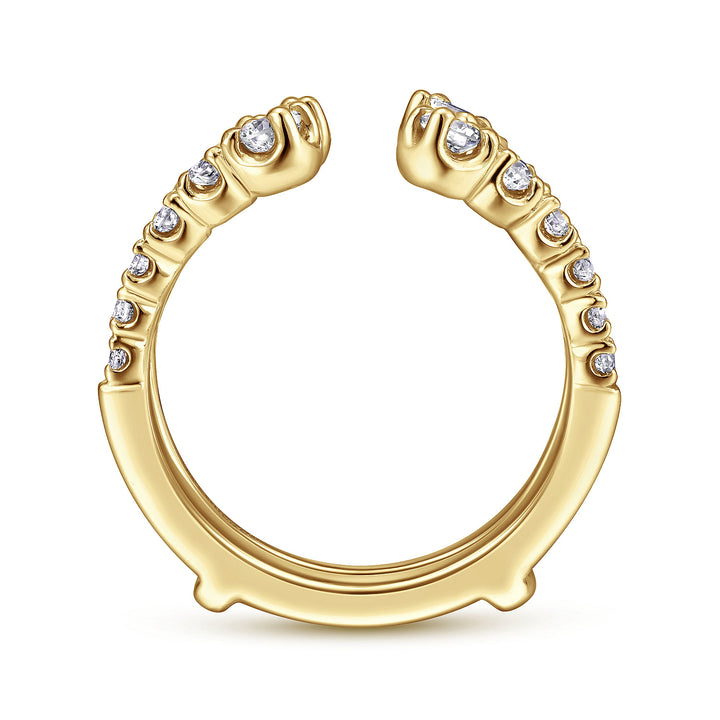 Gabriel & Co. AN12552M Y44JJ 14K Yellow Gold Diamond Ring Enhancer