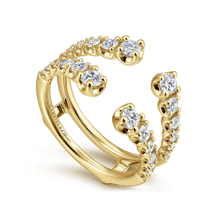 Gabriel & Co. AN12552M Y44JJ 14K Yellow Gold Diamond Ring Enhancer