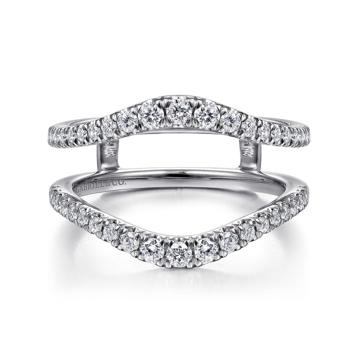 Gabriel & Co. AN14749M W44JJ 14K White Gold Diamond Ring Enhancer