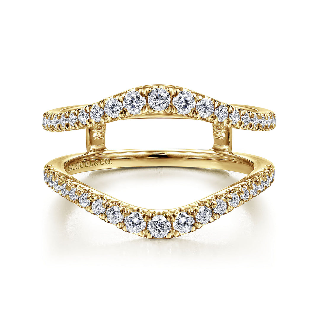Gabriel & Co. AN14749M Y44JJ 14K Yellow Gold Diamond Ring Enhancer