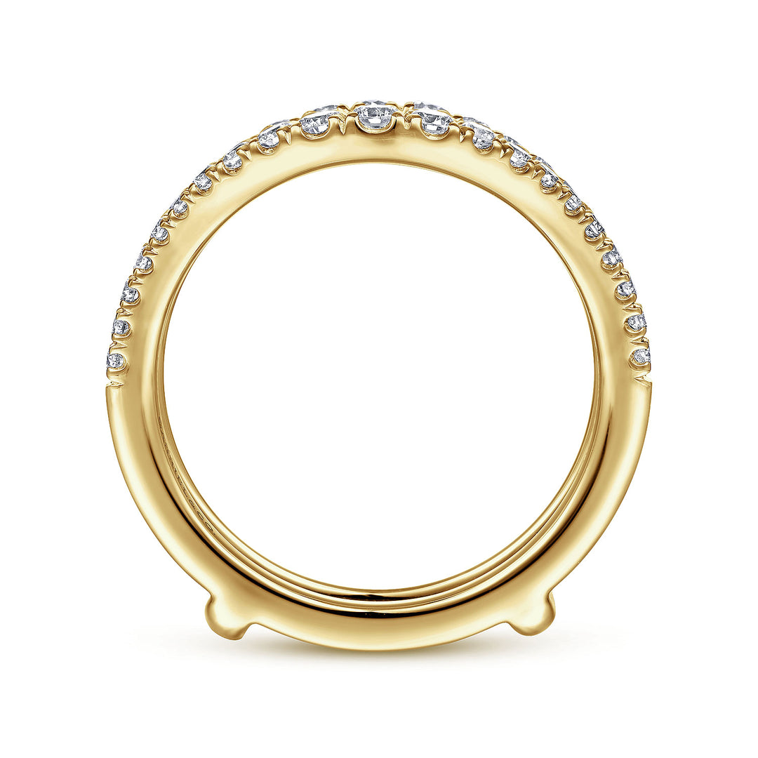 Gabriel & Co. AN14749M Y44JJ 14K Yellow Gold Diamond Ring Enhancer