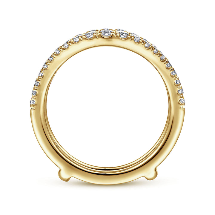 Gabriel & Co. AN14749M Y44JJ 14K Yellow Gold Diamond Ring Enhancer