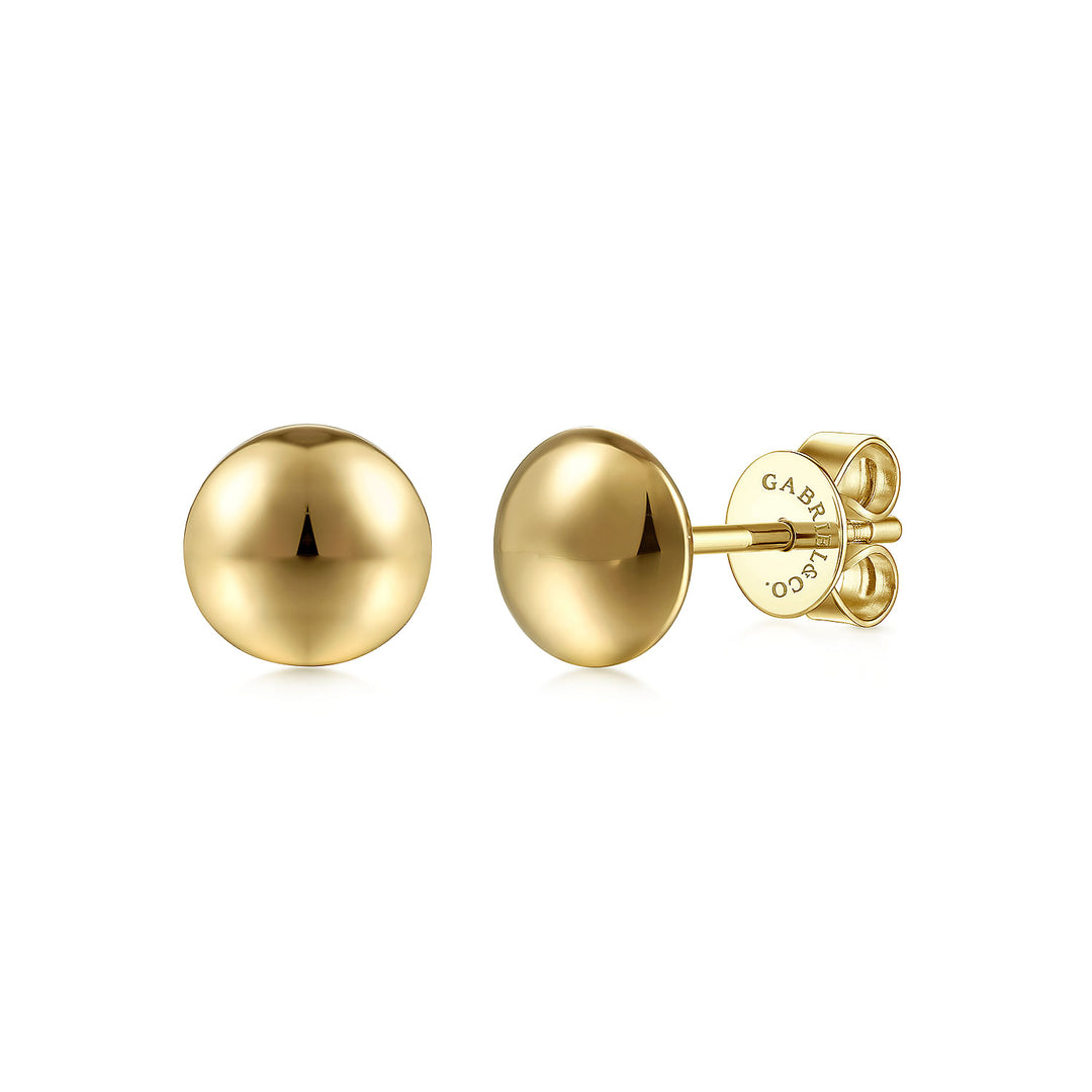 Gabriel & Co. EG14290Y4JJJ 14K Yellow Gold Plain Earrings
