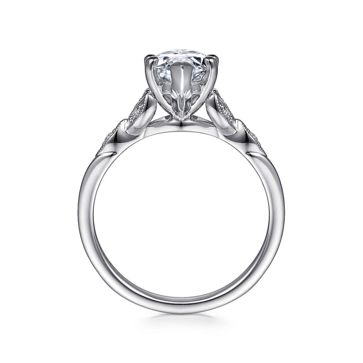 Gabriel & Co. ER11721M6W44JJ 14K White Gold Marquise Shape Diamond Engagement Ring