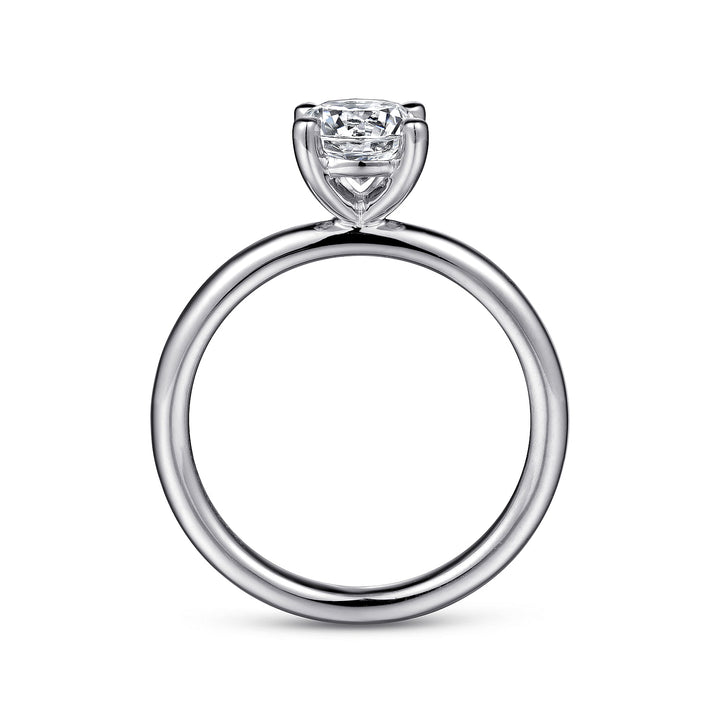 Gabriel & Co. ER15619R4W4JJJ 14K White Gold Round Solitaire Engagement Ring