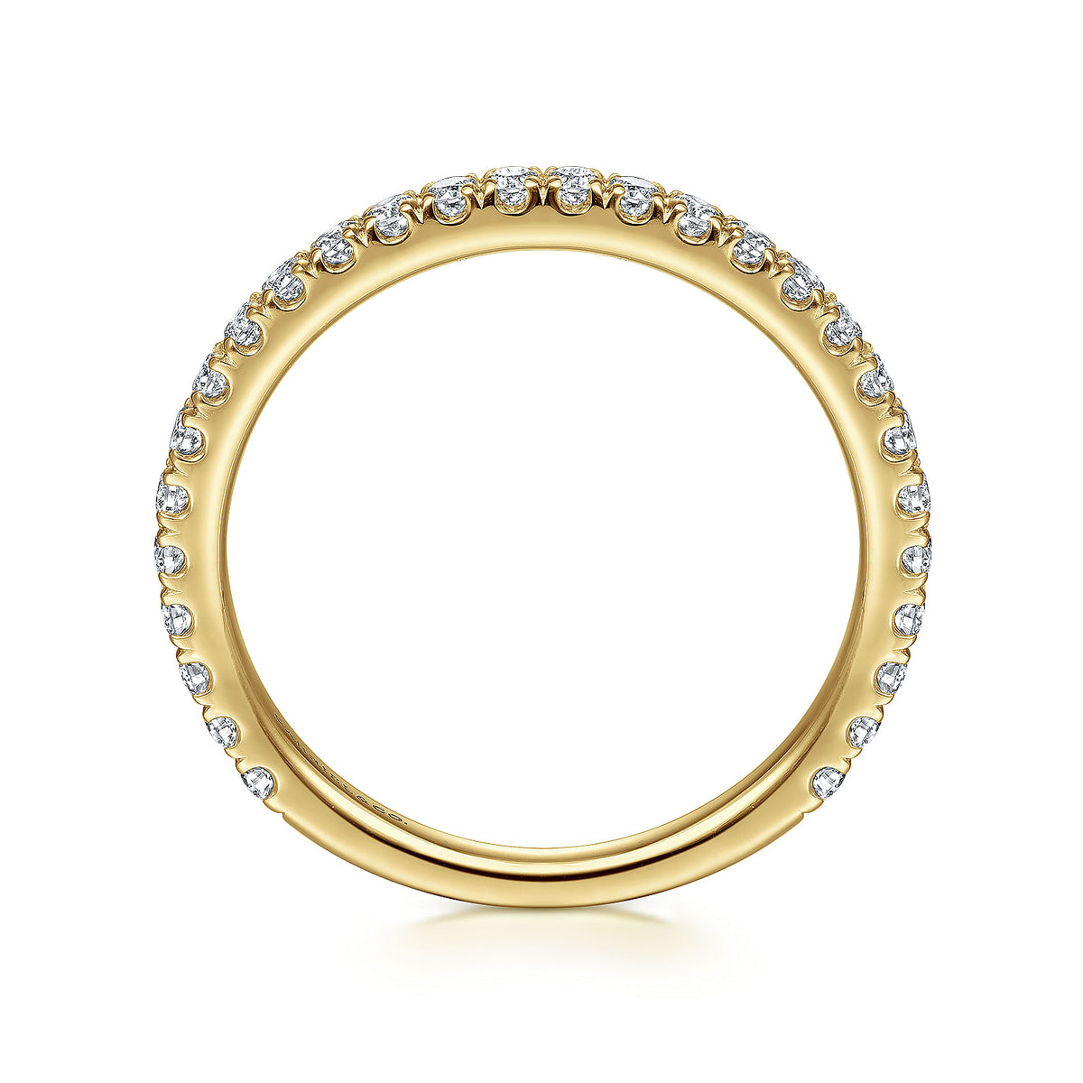 14K Yellow Gold Stackable Diamond Ring – Mervis Diamond Importers