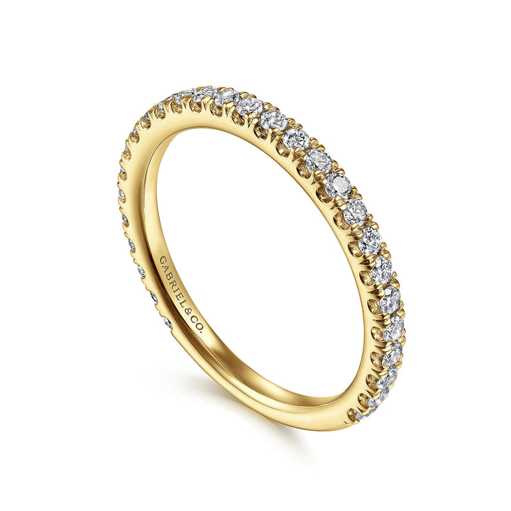 Gabriel & Co. LR50992Y45JJ 14K Yellow Gold Stackable Diamond Ring