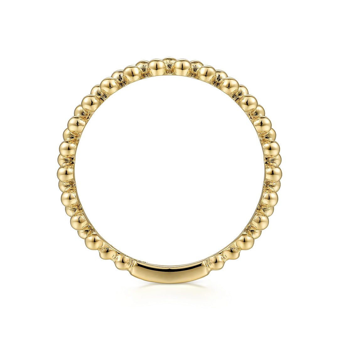 Gabriel & Co. LR52160Y4JJJ 14K Yellow Gold Double Row Bujukan Ring