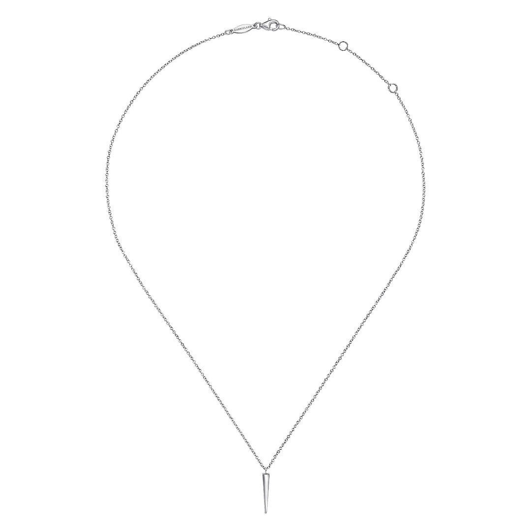 Gabriel & Co. NK6431SVJJJ Sterling Silver Spike Pendant Necklace