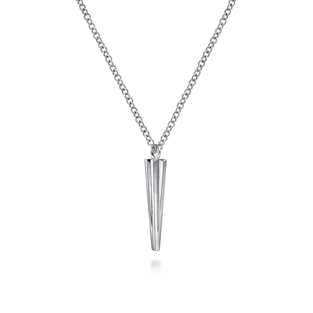 Gabriel & Co. NK6431SVJJJ Sterling Silver Spike Pendant Necklace