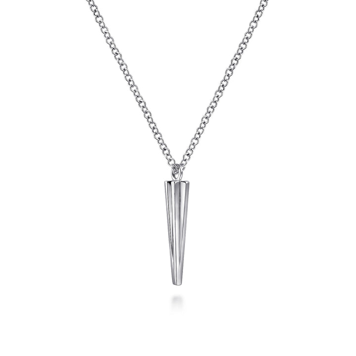 Gabriel & Co. NK6431SVJJJ Sterling Silver Spike Pendant Necklace