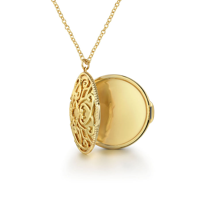 Gabriel & Co. NK6562Y4JJJ 28 inch 14K Yellow Gold Plain Pendant Necklace