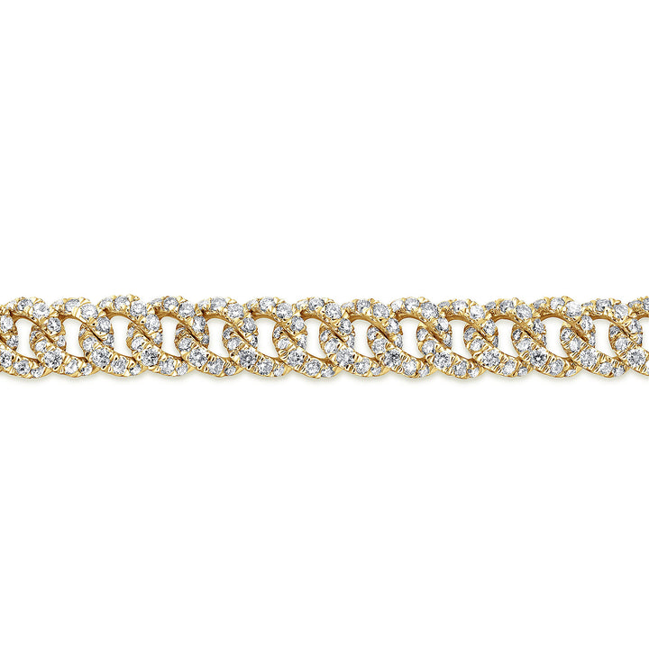 Gabriel & Co. TB4034Y45JJ 14K Yellow Gold Diamond Link Tennis Bracelet