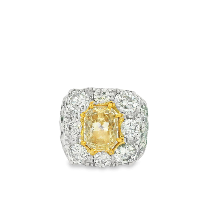 Estate Men’s Light Brown Diamond Ring