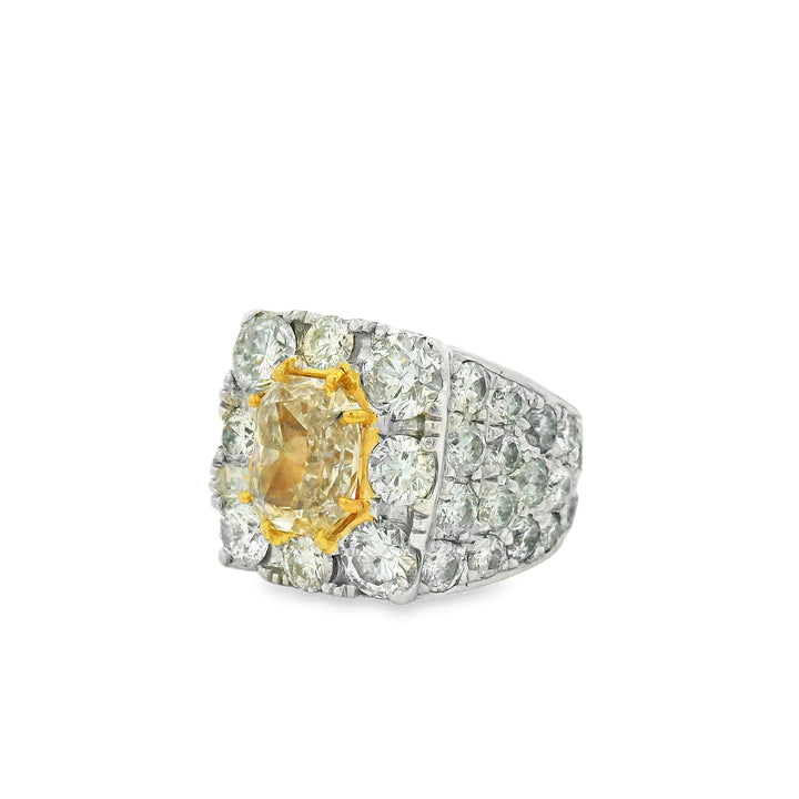 Estate Men’s Light Brown Diamond Ring