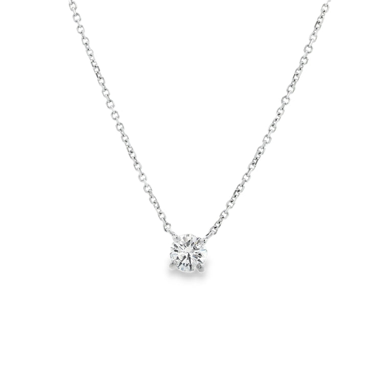 Diamond Solitaire Necklace