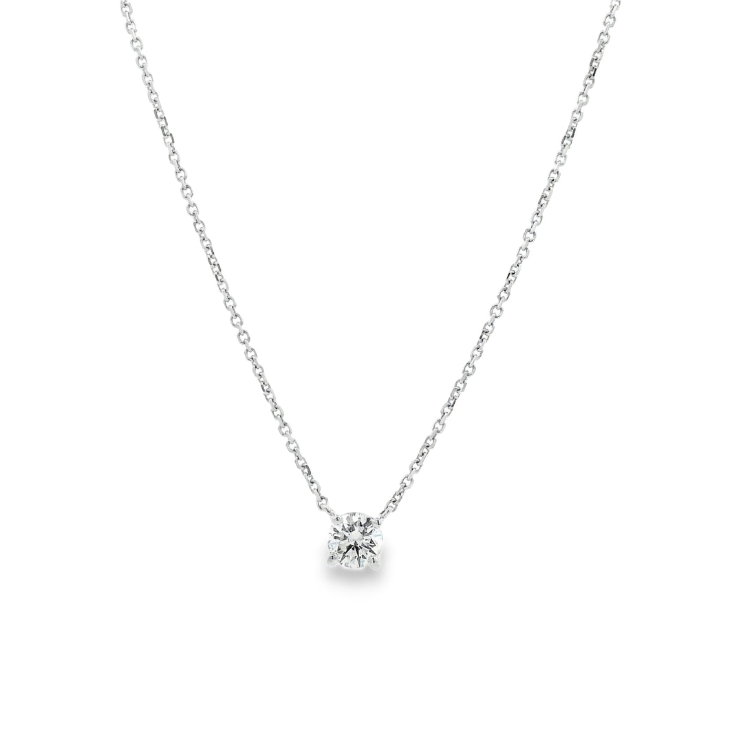 Diamond Solitaire Necklace