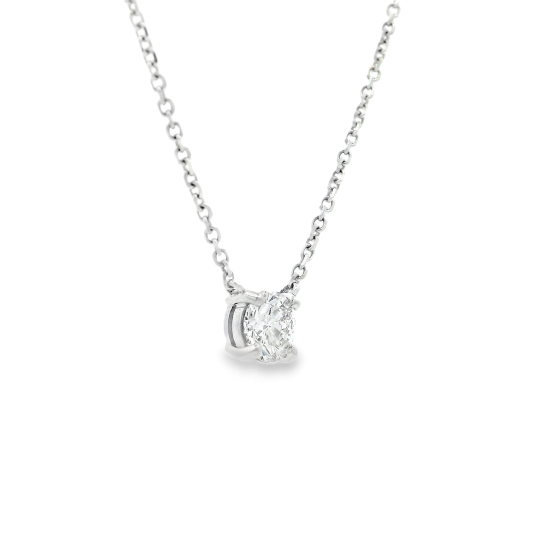 Diamond Solitaire Necklace