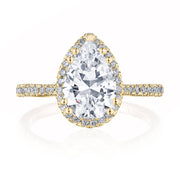Pear Bloom Engagement Ring