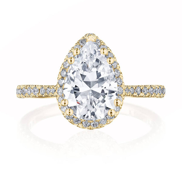 Pear Bloom Engagement Ring