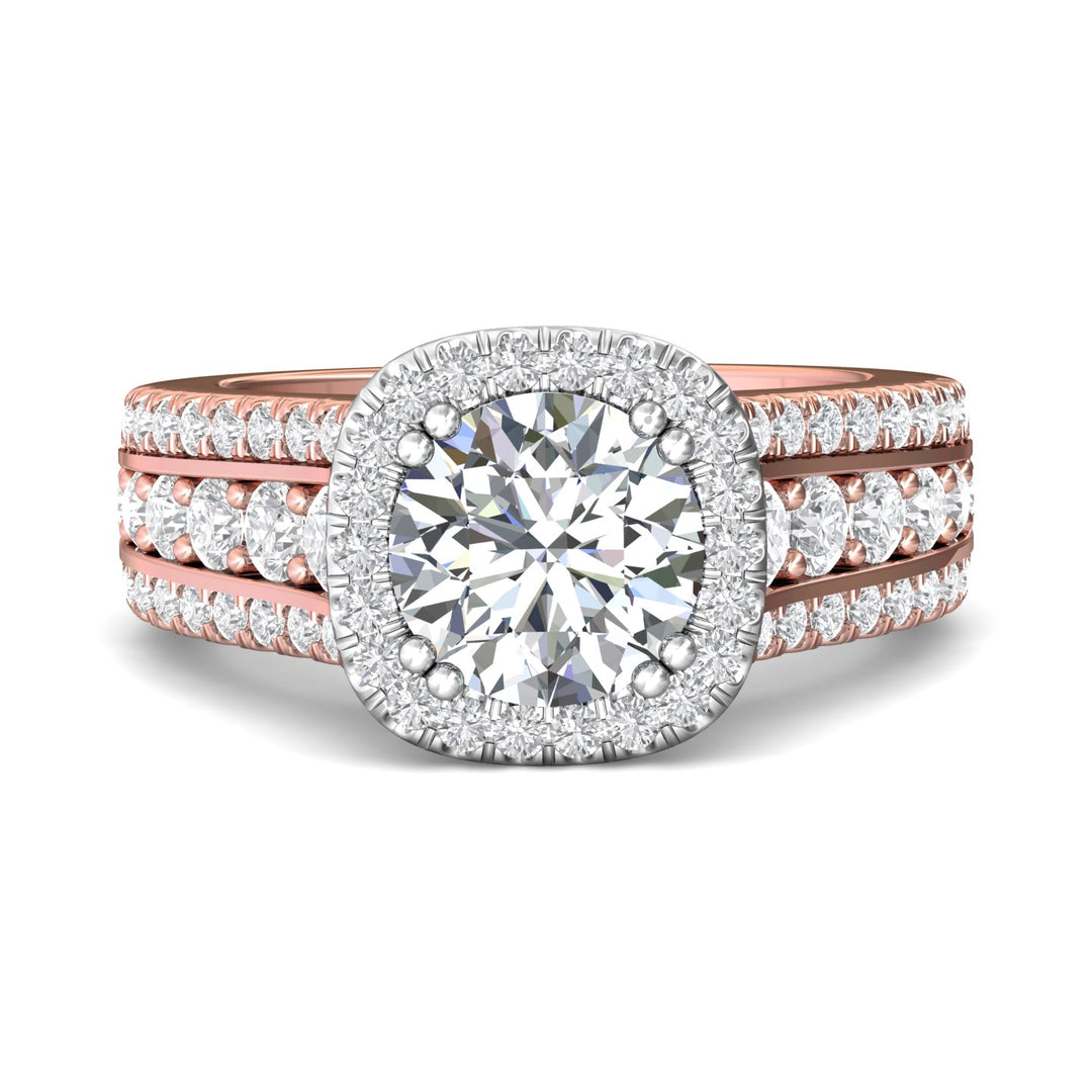 18K Gold White/Pink Encore Engagement Ring from the Encore collection - CC09H_18KWP_CuHRd_8.0_Prm_H-I_SI1