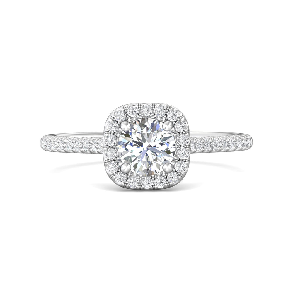 14K Gold White Micropave Halo Engagement Ring from the Micropave Halo collection - CM04XS_14KW_CuHRd_5.7_Prm_H-I_SI1
