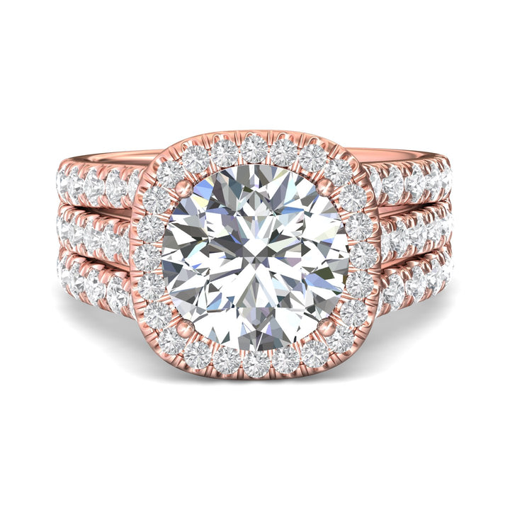 18K Gold Pink Encore Engagement Ring from the Encore collection - CM26L_18KP_CuHRd_10.0_Prm_H-I_SI1