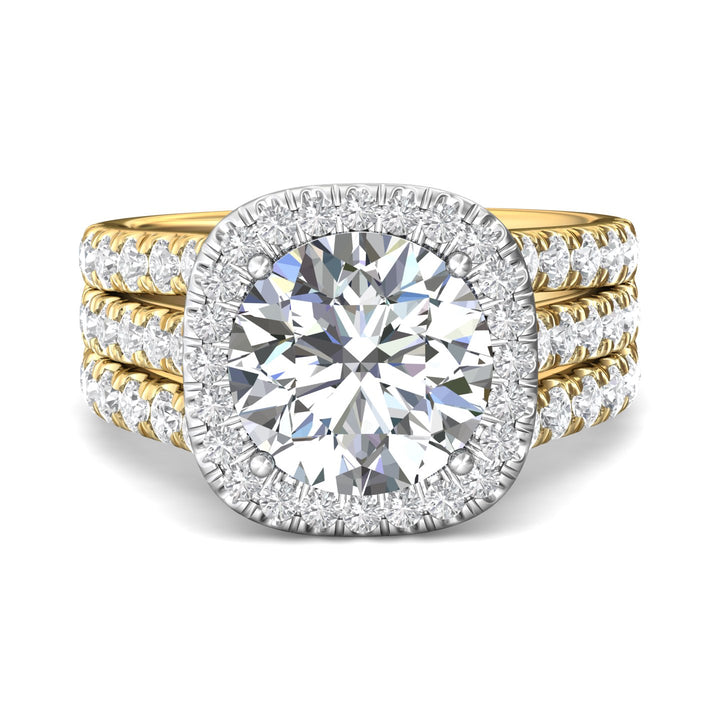 18K Gold White/Yellow Encore Engagement Ring from the Encore collection - CM26L_18KWY_CuHRd_10.0_Prm_H-I_SI1