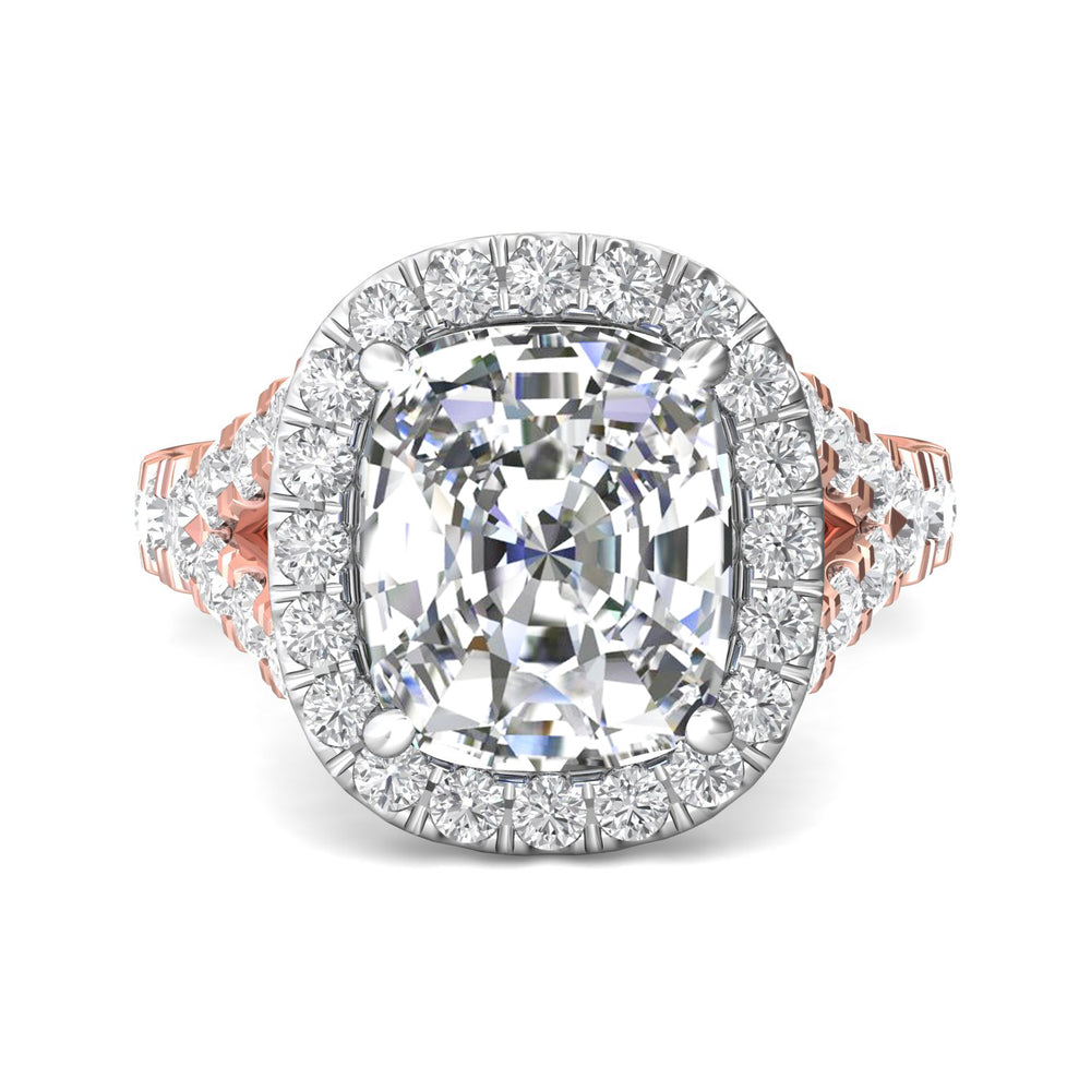 14K Gold Pink/White Encore Engagement Ring from the Encore collection - CSP05R_14KPW_CuH_11X9_Prm_H-I_SI1